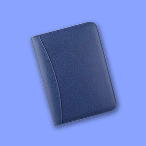 【特価販売】【送料無料】ブルー ブラック A6/A5/B5サイズ対応 電卓付 全5色 ペン入れ カバー システム手帳 家計簿 手帳 スケジュール帳