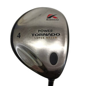 24K129 5G5 Kasco Kasco POWER TORNADO SUPER HYTEN 4W Fairway Wood FLEX:S shaft E-spec used 