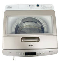 24C228_ジB Haier ハイアール 7.5kg全自動洗濯機 JW-LD75A 2020年製 やや難あり 中古_画像5