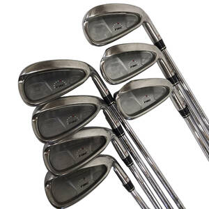 24K172 5G5 Taylormade テーラーメイド rac ht 3・4・6・7・8・9・P 7本セット シャフト LIGHT METAL FLEX：S 中古