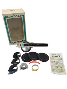 24R178 1 DYMO large moM-1540 (9 millimeter /12 millimeter tape for ) Showa Retro secondhand goods 