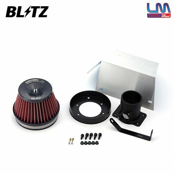 BLITZ ブリッツ サスパワー コアタイプLM レッド エアクリーナー ヴェロッサ JZX110 H13.7～ 1JZ-GTE 59064