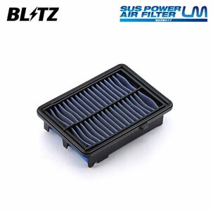 BLITZ ブリッツ サスパワー エアフィルター LM SH-697B ヴェゼル RU1 H25.12～ L15B NA FF 59613