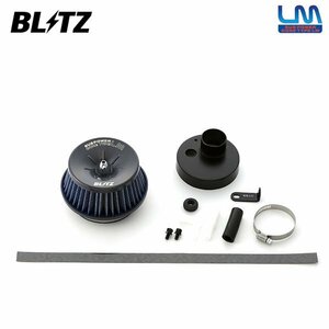 BLITZ ブリッツ サスパワー コアタイプLM ブルー エアクリーナー スクラム DG17V DG17W H27.3～ R06A ターボ 56238