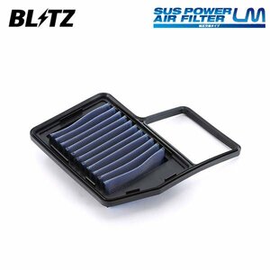 BLITZ ブリッツ サスパワー エアフィルター LM SS-729B ワゴンR MH34S H24.9～H27.8 R06A NA 59601