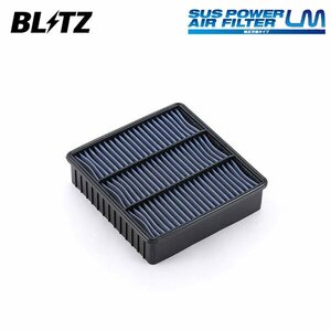 BLITZ ブリッツ サスパワー エアフィルター LM SM-51B ランサーエボリューション8 CT9A H15.1～H17.3 4G63 4WD 59521