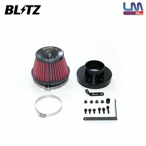 BLITZ ブリッツ サスパワー コアタイプLM レッド エアクリーナー インテグラ DC2 DB8 H7.10～H13.7 B18C タイプR 59112