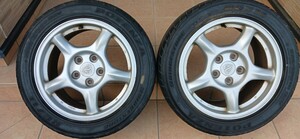 マツダ◆RX-7◆FD3S純正◆16インチアルミホイール2本セット◆16インチ8J+50◆PCD114.3の5穴◆手渡し歓迎◆