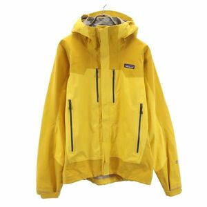 Patagonia Shelter Stone Stone Logo Logos Вышивая нейлоновая куртка S Yellow Patagonia 85076 Men 221228