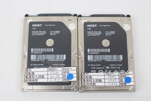 HGST HTS541010A9E662 1TB 2.5 HDD SATA 動作品 2個セット☆