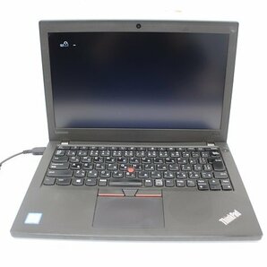 ジャンク ThinkPad X270 第7世代 Core i5 /4GB/12.5インチ/Wi-Fi/USB3.0/Type-C/HDMI端子/Win8モデル☆の画像1