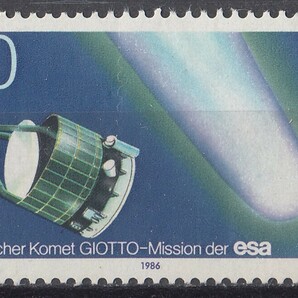 1986年ドイツ ハレー彗星探査 80pfg (NG) 糊無しの画像1