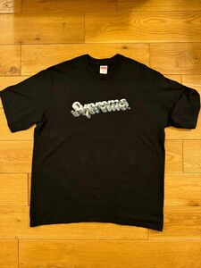 Supreme Chrome Logo Tee Black シュプリーム クローム　黒　XL