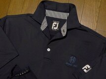 M(US)XL(JP位)★格安即決＋送料無料★フットジョイUSA限定 美品GOLF COUNTRY CLUB特注刺繍 ポロシャツ4方向伸縮 日本未発売FootJoy DRYJOYS_画像1