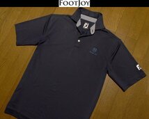 M(US)XL(JP位)★格安即決＋送料無料★フットジョイUSA限定 美品GOLF COUNTRY CLUB特注刺繍 ポロシャツ4方向伸縮 日本未発売FootJoy DRYJOYS_画像2