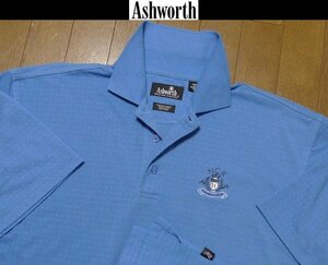 M(US)XXXL(JP rank )* cheap prompt decision + free shipping * super rare Ashworth USA limitated model 1 point thing GOLF COUNTRY CLUB special order embroidery speed . polo-shirt 3L 2XL 4L 3XL rank 