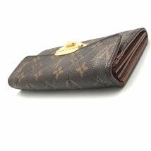 LOUIS VUITTON ルイヴィトン LV モノグラム エトワール 長財布 ツイストロック式 ポルトフォイユ サラ M66556 レディース 財布 fe ABC2_画像4