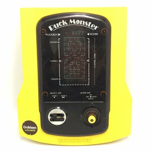 当時物 レア希少！ Gakken 学研 パックモンスター PUCK MONSTER LSI GAME 昭和レトロ ゲーム機 イエロー系　中古品　動作確認済　fe ABP　