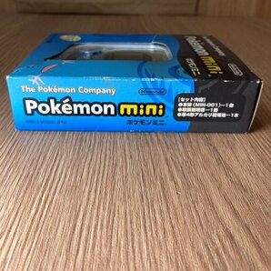 動作確認済※Nintendo 任天堂 Pokemon mini ポケモン ミニ 携帯 ゲーム機 MIN-001 ポケモンそだてやさんミニ付 ウパーブルー YN ABC1の画像4