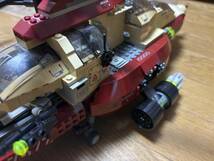 レゴ　 (LEGO) ダイノ・アタック T-1タイフーンvs.Tレックス 7477 説明書付き　ミニフィグ4体付き　恐竜フィギュア2体付き_画像9