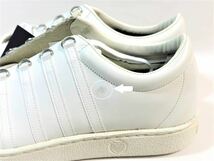 【未使用タグ付】【27】ケースイス 日本製 クラシック66 本革 K-SWISS CLASSIC 66 MADE IN JAPAN WHITE スニーカー ※1箇所スレあり_画像6