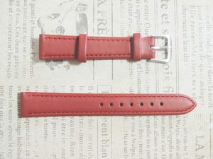 幅１６ｍｍ 赤 腕時計ベルト