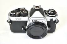 【美品】Nikon ニコンFE2 シルバー　清掃・整備・モルト交換済　電池付きの状態良好品_画像3