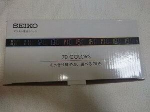 SEIKO/セイロー DL305W デジタル電波目覚まし時計 ホワイト 新品開封未使用品