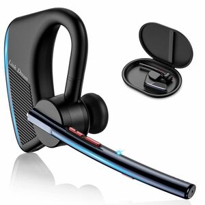 bluetooth ヘッドセット 片耳 イヤホンマイク 200mAhバッテリー内蔵 bluetooth5.2 CVC8.0