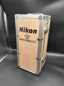 【中古/動作未確認】Nikon ニコン CT-500 FOR NIKKOR ED 500mm 1:4 P ハードケース付き カメラレンズ 景色風景撮影 望遠 カメラ用品