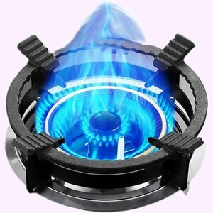 S.fields.inc 5 legs 4 legs black iron gas portable cooking stove for home use Attachment middle support ring Chinese trivet 178