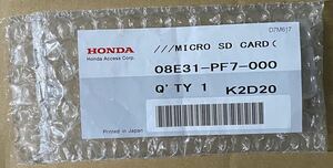  Honda original drive recorder for SD card 32GB 08E31-PF7-000 new goods unused 