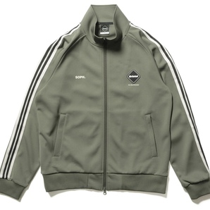 24ss 新品 fcrb training track jacket khaki size M sophnet の画像5