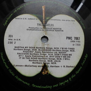 ビートルズ☆THE BEATLES 英国APPLE MONO PMC7067・68 OPEN TOP NO EMI RECORDINGの画像5