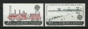 ∞スペイン　1988年　＜ヨーロッパ＞切手　SC#2555~56　未使用NH　2種完