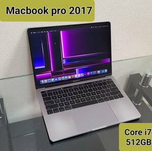 Apple / MacノートPC / Core i7 512GB MacBookPro 13-inch 2017 Four Thunderbolt 3 ports / MacBookPro14.2