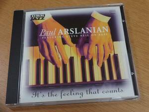 jamaica1666 中古CD-良い Paul Arslanian / It's the Feeling That Counts ポール・アースラニアン 641047000426 輸入盤