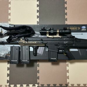 東京マルイ SCAR-H (F.D.E.) 18歳以上次世代電動ガン　カスタム　スコープ付き