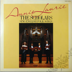 *THE SCHOLARS sing english folk songs/ANNIE LAURIE (JPN LP/45rpm) -DAM, Audiophile