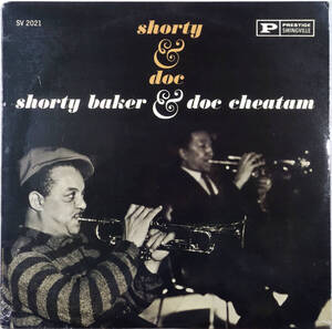 ◆SHORTY BAKER & DOC CHEATHAM/SHORTY & DOC (US LP/Sealed) -Walter Bishop, Jr., Wendell Marshall, Prestige