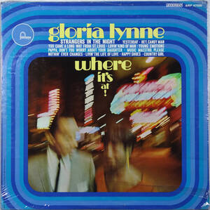 ◆GLORIA LYNNE/WHERE IT'S AT! (US LP Stereo/Sealed)