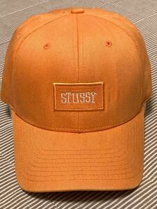 希少！90s00s OLD STUSSY ステューシー　STUSSY HATS キャップ　オレンジ　ヴィンテージ