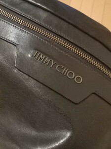 JIMMY CHOO ショルダーバッグ レザー ブラック