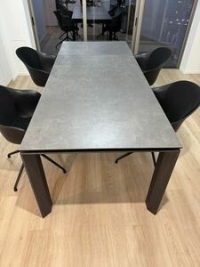 天板のみ部品取りに■Calligaris/カリガリス■OMANIA/オムニア■42万■人気のセラミック天板■幅160-220㎝■ダイニングテーブル　