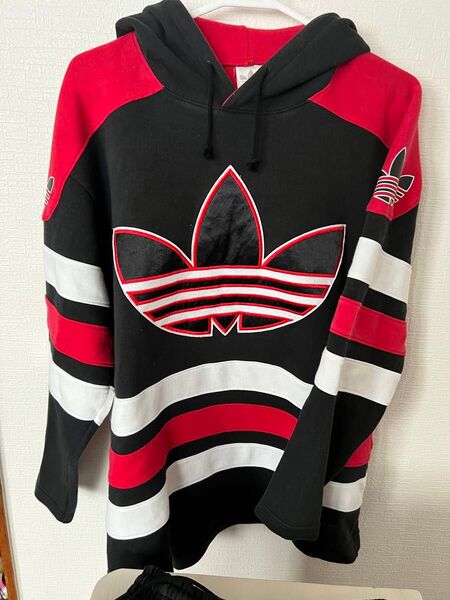 90s adidas パーカー 上下