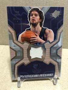 2007 UD Pau Gasol jersey card