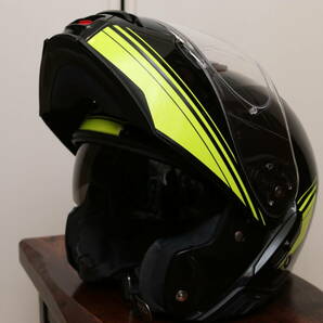 SHOEI NEOTEC2 ショウエイ ネオテック２ sizeL セパレーター 純正インカム SENA SRL 装備済み 内外装美品 ツーリングに最高のヘルメットの画像6