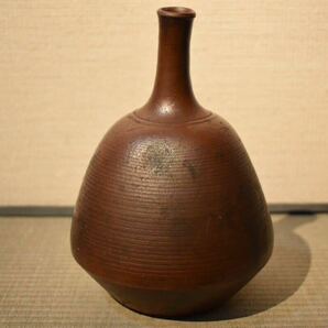 【GE】M282【コレクター所蔵品】時代 備前徳利/日本美術 骨董品 時代品 美術品 古美術品 備前焼の画像4