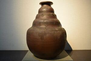 [GE]Z501[ collector place warehouse goods ] era old Bizen "hu" pot / Japan fine art Bizen . antique goods hour substitute article work of art old work of art 