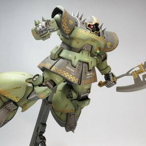 【MG 1/100 MS-09R ドズル・ザビ中将専用 リック・ドム 戦場風 改修塗装完成品】の画像8